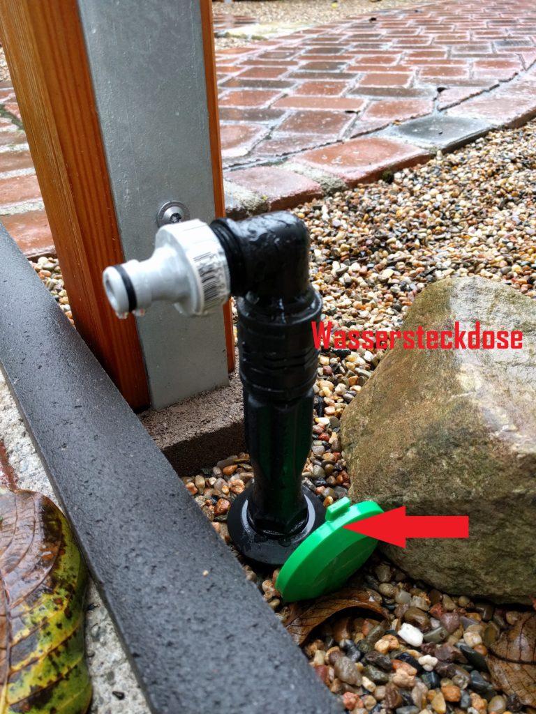 Wassersteckdose für die Mikrobewässerung